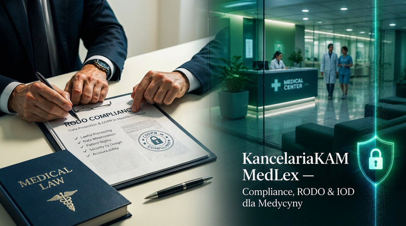 Kancelaria KAM MedLex — compliance, RODO i IOD dla medycyny